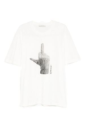 White cotton T-shirt IH NOM UH NIT | NCW25204081